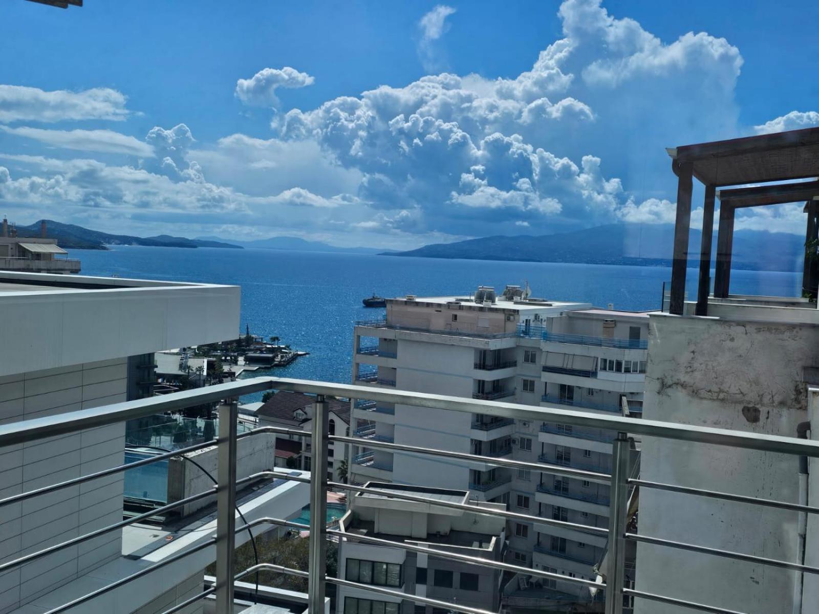 Amazing Sea View Apartment Saranda Dış mekan fotoğraf